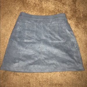 Faux Suede Mini Skirt - A&F